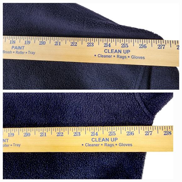 Van Heusen XXL Mens 1/4 Fleece Pullover Red White Blue Fair Isle USA Geometric - Picture 4 of 11